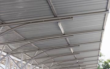 installing Perranwell Station metal roofing